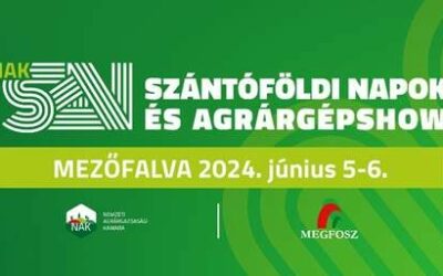 NAK Szántóföldi Napok és AgrárgépShow – Mezőfalva, 2024. június 5-6.