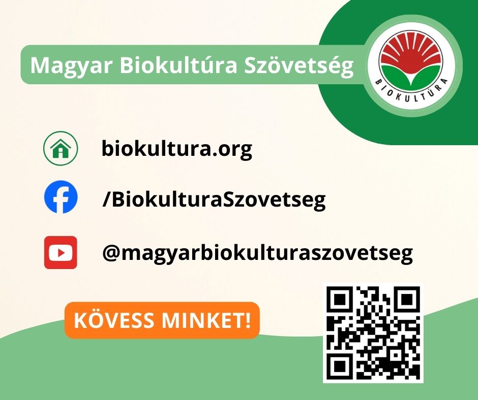 Magyar Biokultúra Szövetség közösségi elérhetőségek