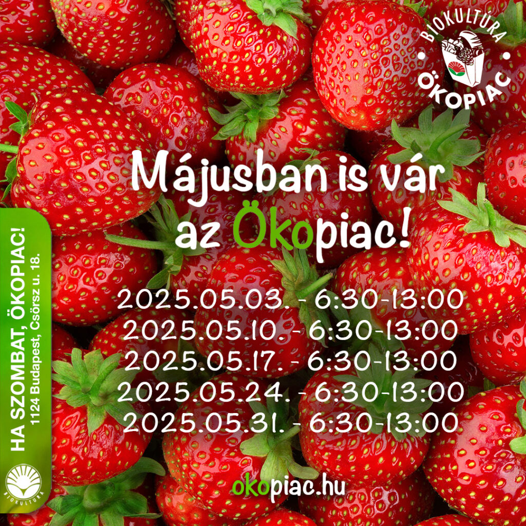 Májusban is vár az Ökopiac!