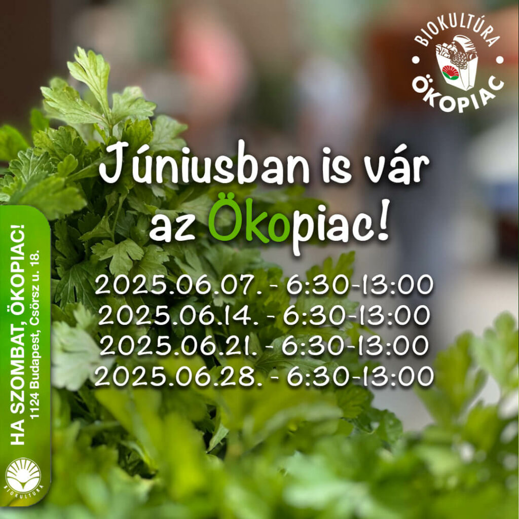 Júniusban is vár az Ökopiac!