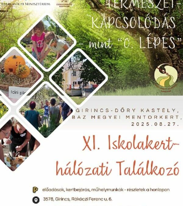 XI. Iskolakert-hálózati találkozó – 2025. augusztus 27.