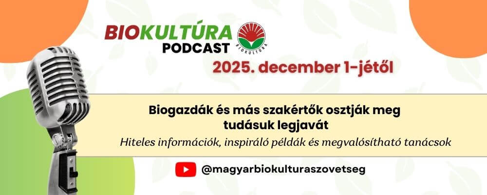 Biokultúra podcast 2025. december 1-jétől
