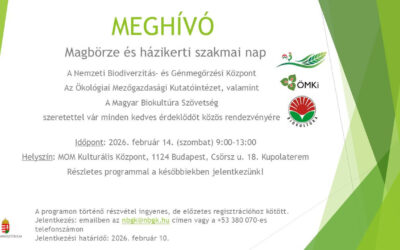 Magbörze és házikerti szakmai nap – 2026. február 14.